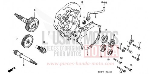 BOITE DE VITESSES SCV100F5 de 2005